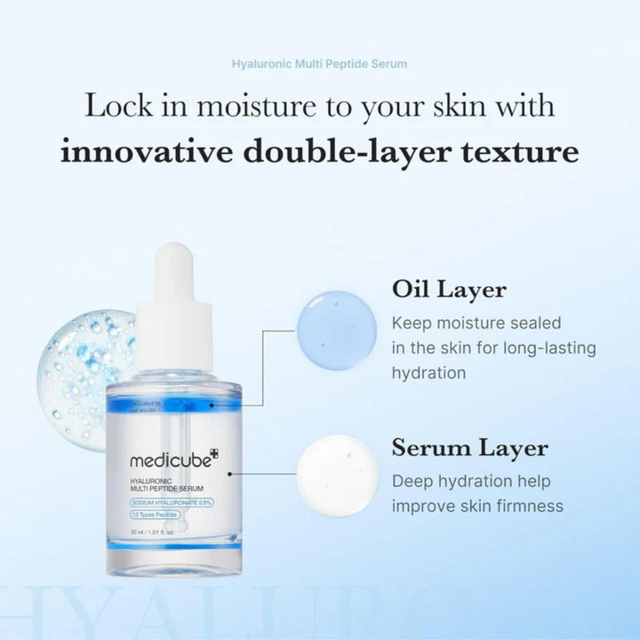 MEDICUBE - Hyaluronic Multi Peptide Serum 30ml