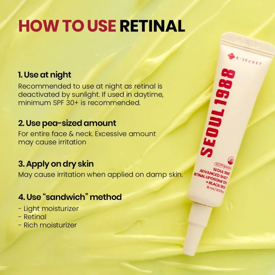 K-Secret - Seoul 1988 Advanced Shot: Retinal Liposome 12% + Black Rice K-Secret