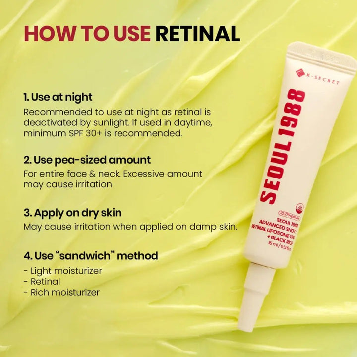 K-Secret - Seoul 1988 Advanced Shot: Retinal Liposome 12% + Black Rice K-Secret