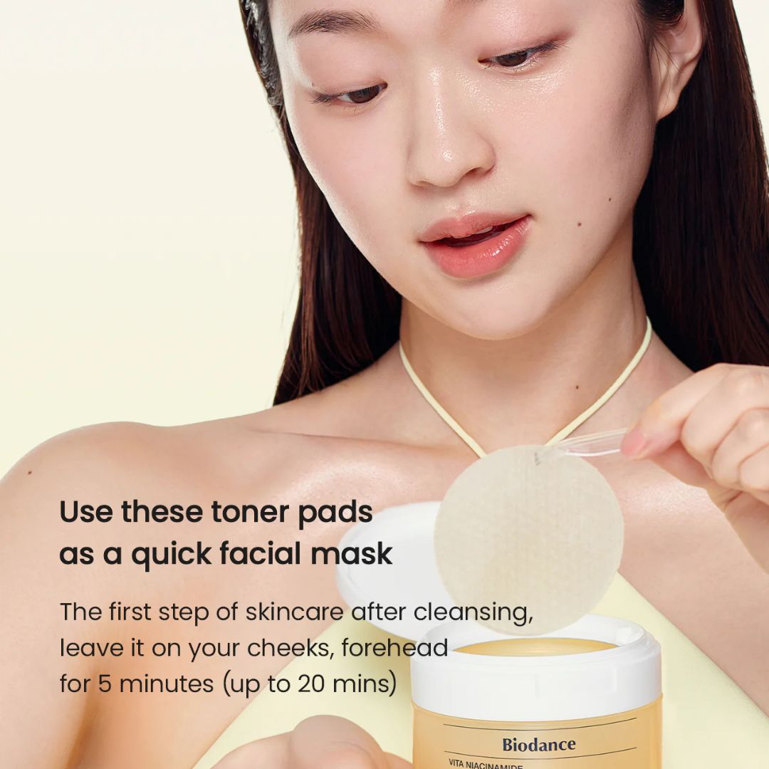 Biodance Vita Niacinamide Gel Toner 60 Pads