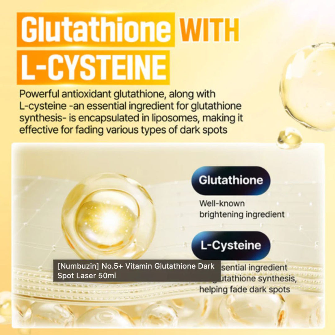 Numbuzin No.5+ Vitamin Glutathione Dark Spot Lase Cream 50ml