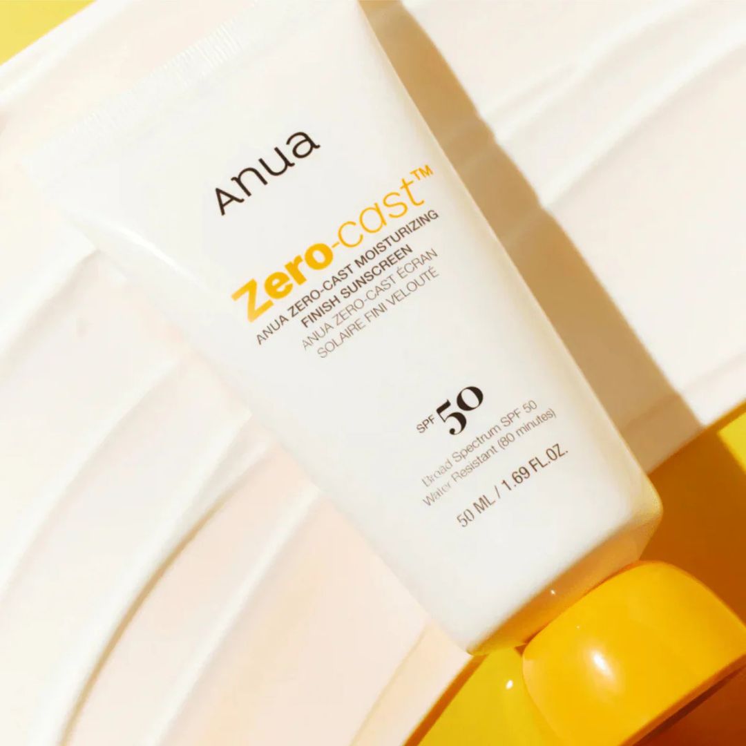Anua Zero-Cast Moisturizing Finish Sunscreen SPF50+ PA++++ 50ml