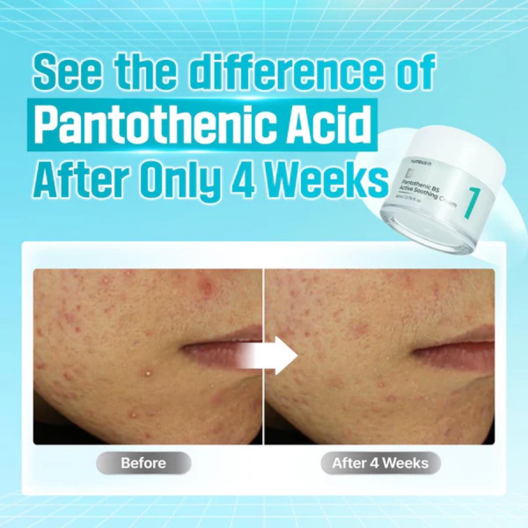 Numbuzin No.1 Pantothenic B5 Active Soothing Face Cream 80ml