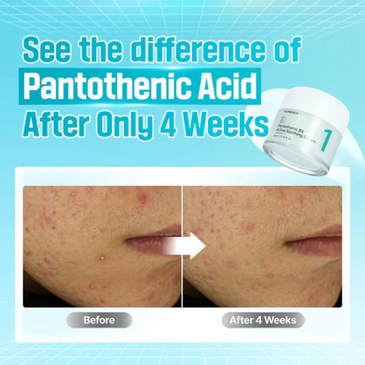 Numbuzin No.1 Pantothenic B5 Active Soothing Face Cream 80ml