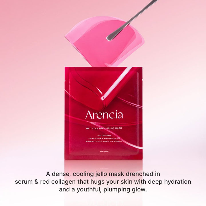 Arencia Red Collagen Jello Mask (4ea x 25g)