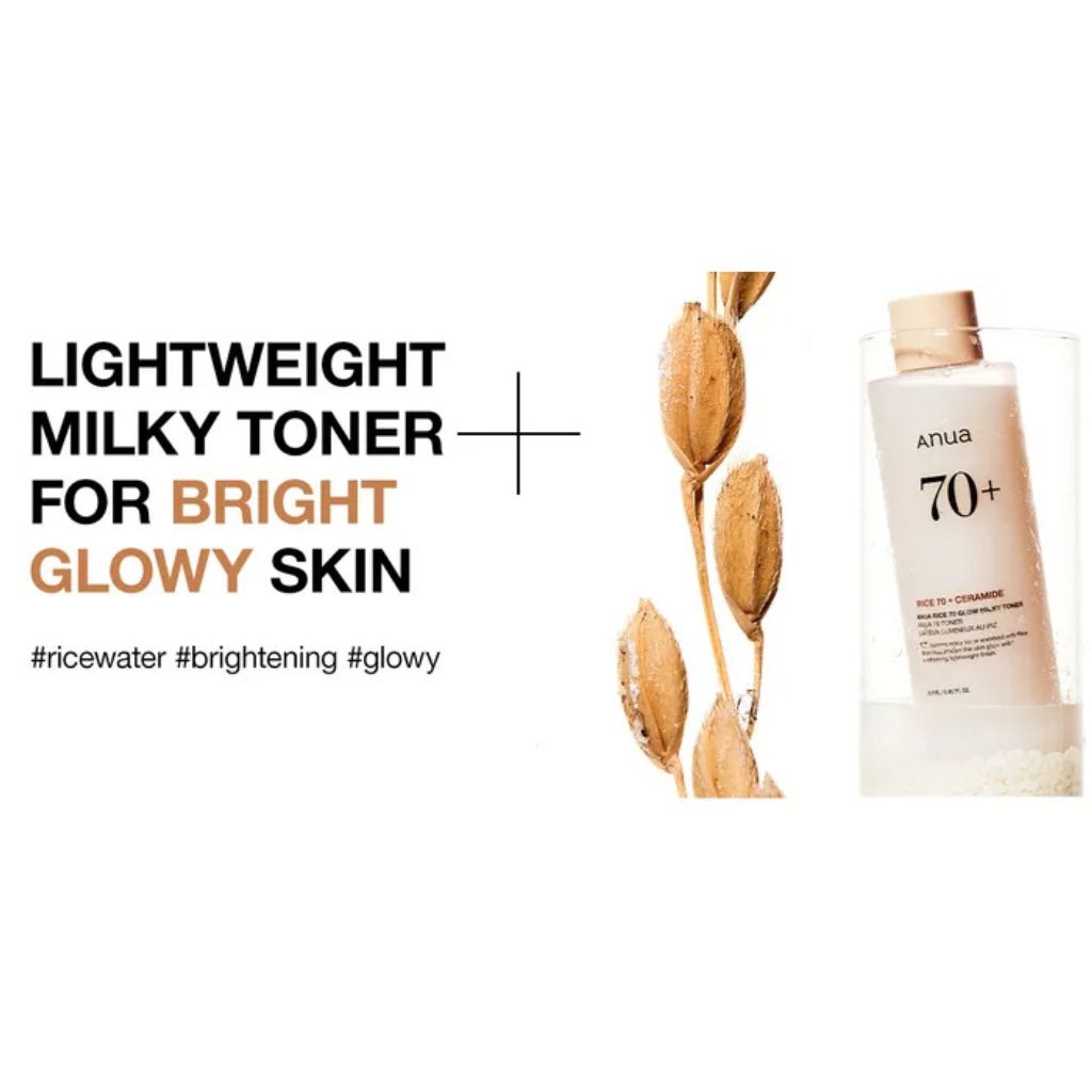 ANUA - Rice 70 Glow Milky Toner 250ml