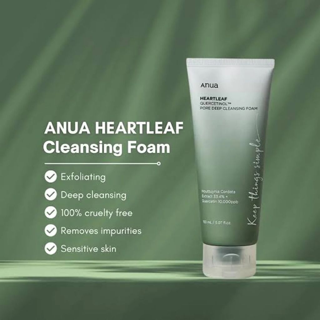 ANUA - Heartleaf Quercetinol Pore Deep Cleansing Foam 150ml