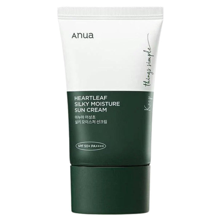 (Damaged/Unboxed) Anua - Heartleaf Silky Moisture Sun Cream SPF50+ PA++++ 50ml