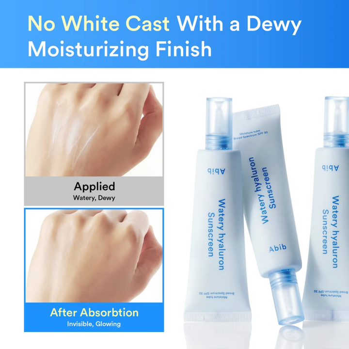 Abib - Watery Hyaluron Sunscreen Moisture Tube SPF30 50ml