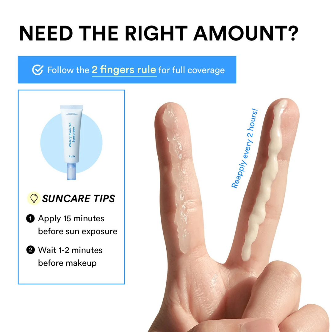 Abib - Watery Hyaluron Sunscreen Moisture Tube SPF30 50ml