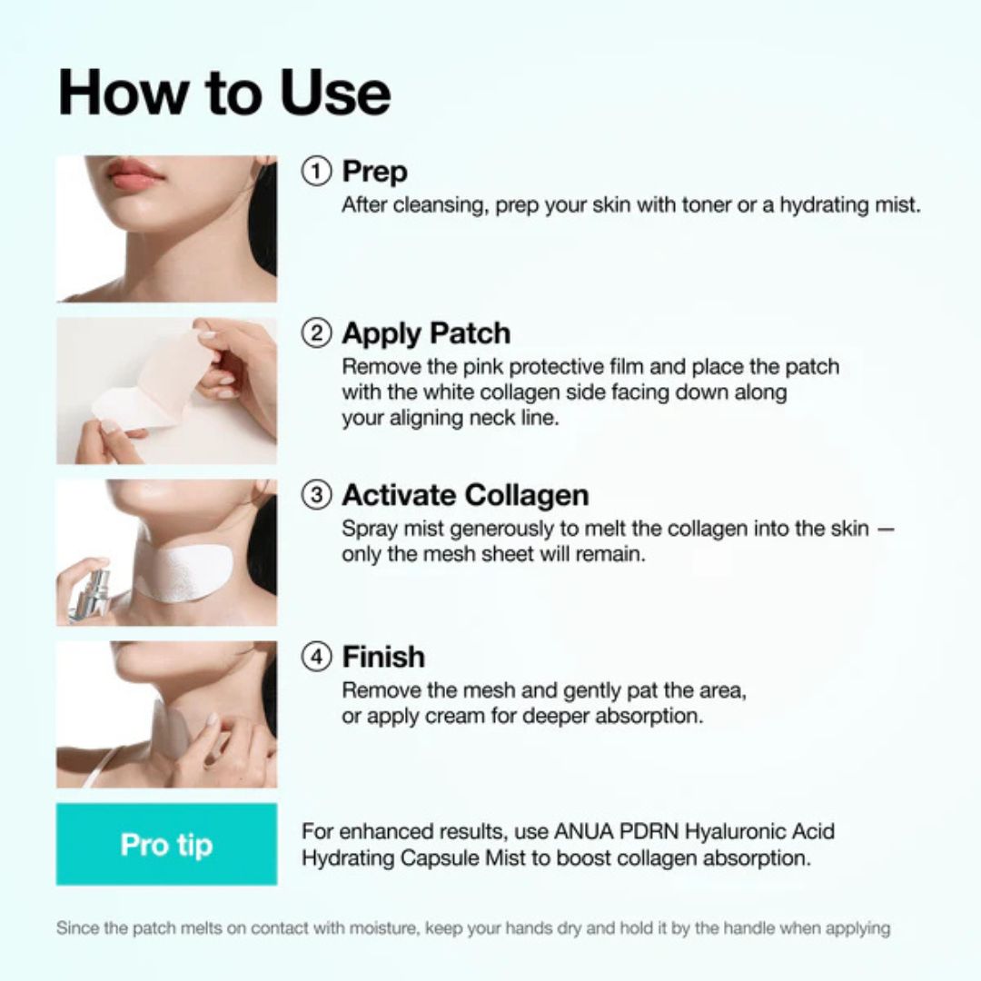 Anua - PDRN Collagen Melting Patch For Neck 4ea