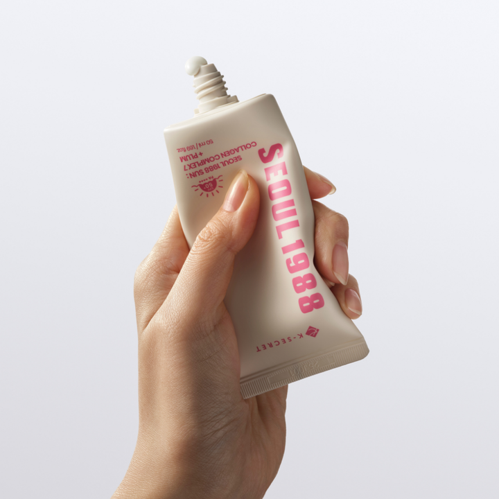 K-SECRET SEOUL 1988 Sun Collagen Complex 7 + Plum SPF50+ PA++++ 50ml