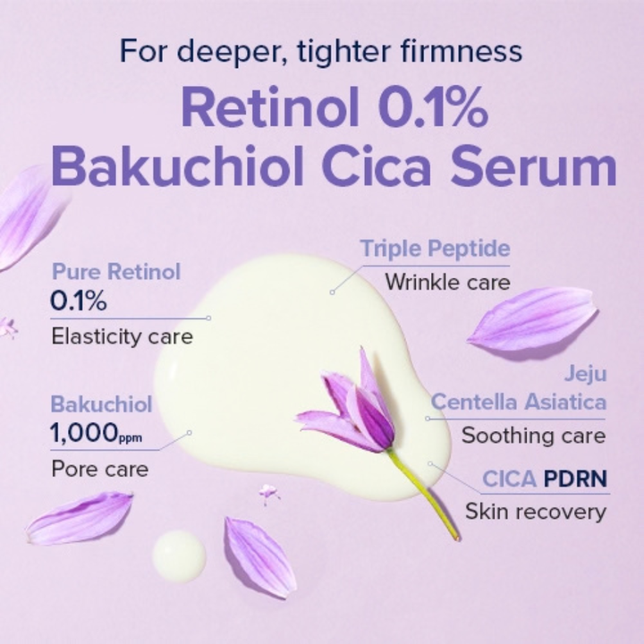 Mary&amp;May - Retinol 0.1% Bakuchiol Cica Serum 80ml