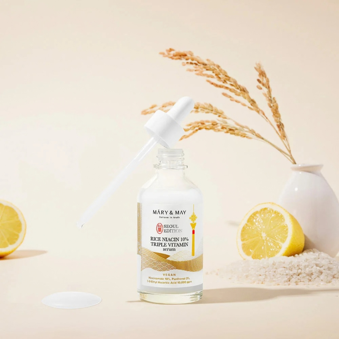 Mary&amp;May - Rice Niacin 10% Triple Vitamin Serum 80ml