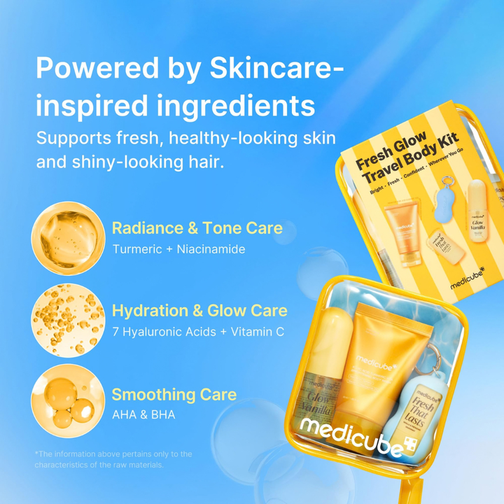 Medicube - Fresh Glow Travel Body Kit 3 Piece