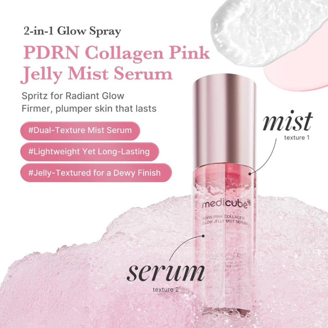 Medicube - PDRN Pink Collagen Glow Jelly Mist Serum 100ml