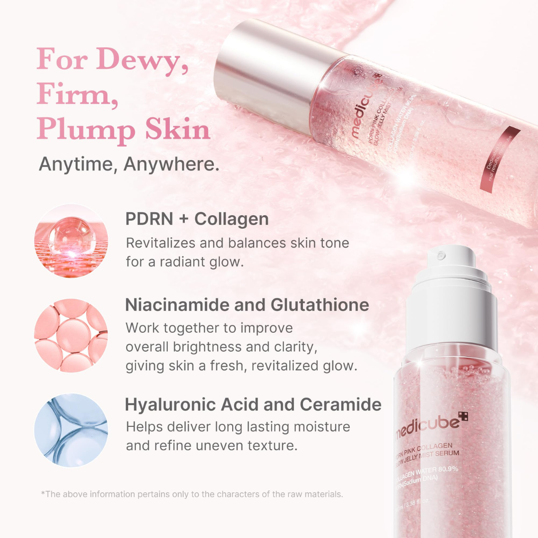 Medicube - PDRN Pink Collagen Glow Jelly Mist Serum 100ml