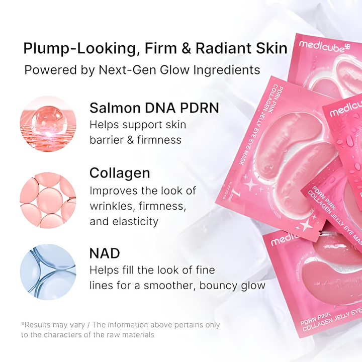 Medicube - PDRN Pink Collagen Jelly Eye Mask (50 pouch)