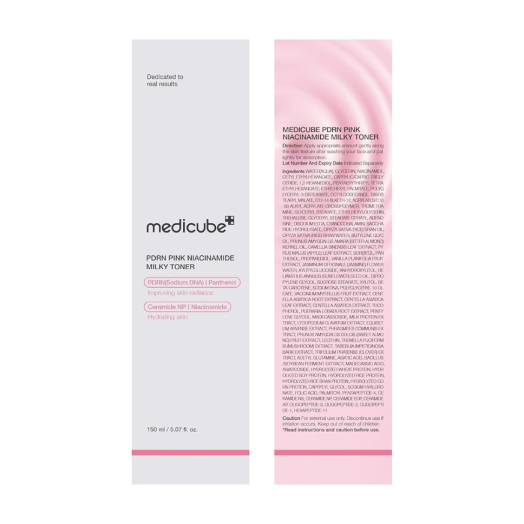 Medicube - PDRN Pink Niacinamide Milky Toner 200ml