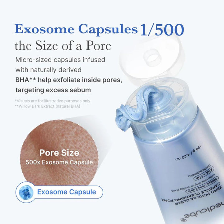 Medicube - Zero Pore SA Clearing Capsule Cleansing Foam 120g