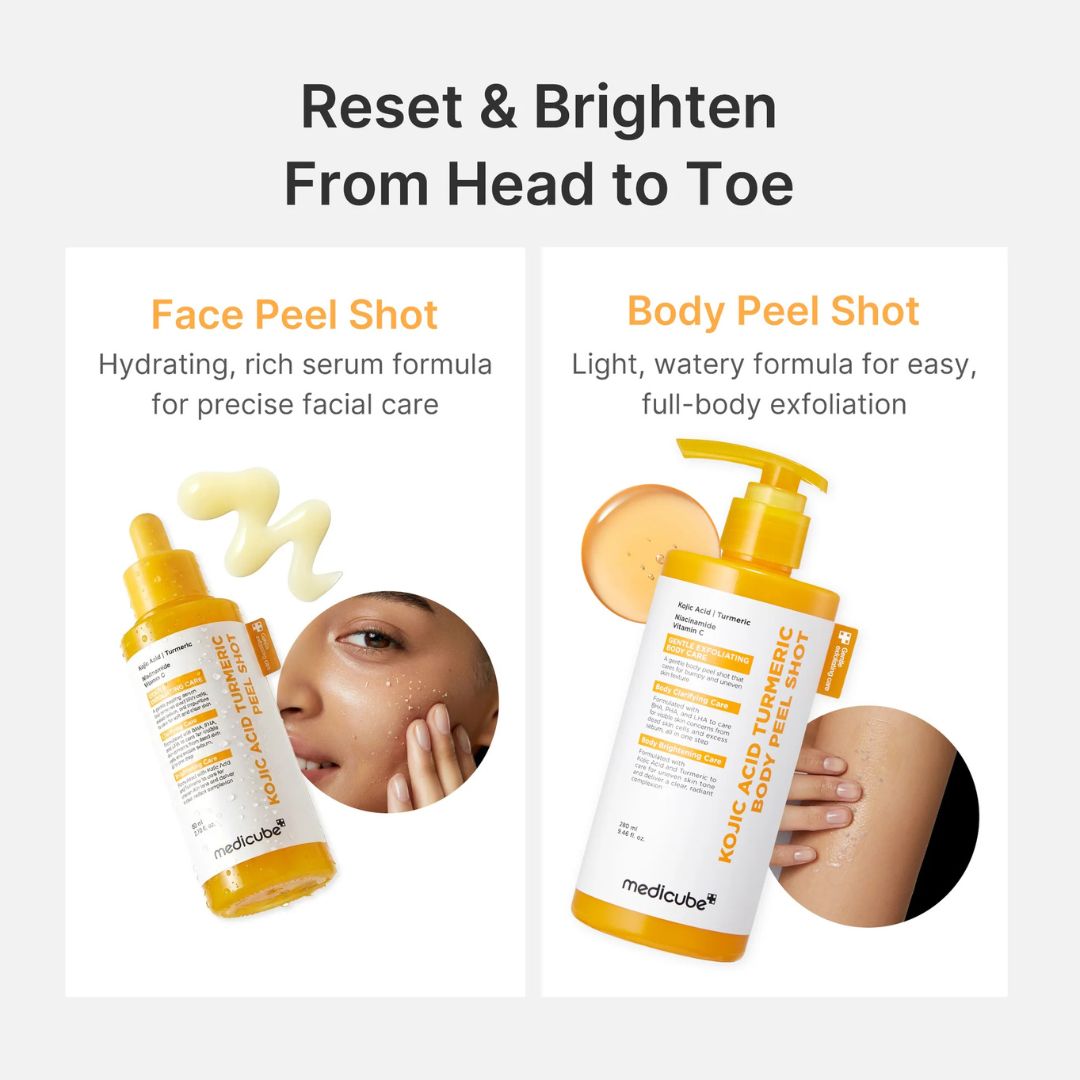 Medicube - Kojic Acid Turmeric Body Peel Shot