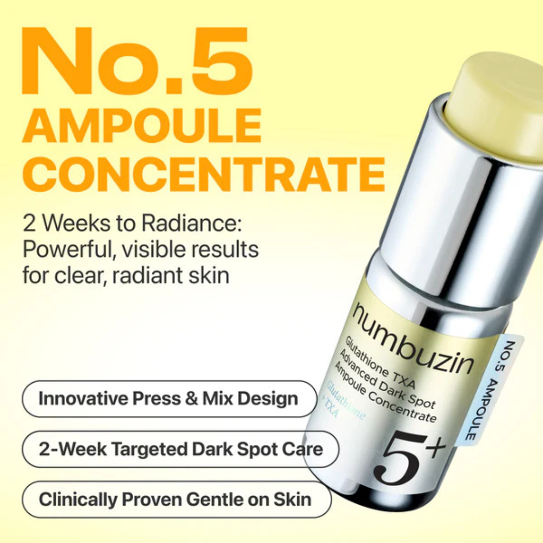 Numbuzin - No.5 Glutathione TXA Advanced Dark Spot Ampoule Concentrate 10.7g