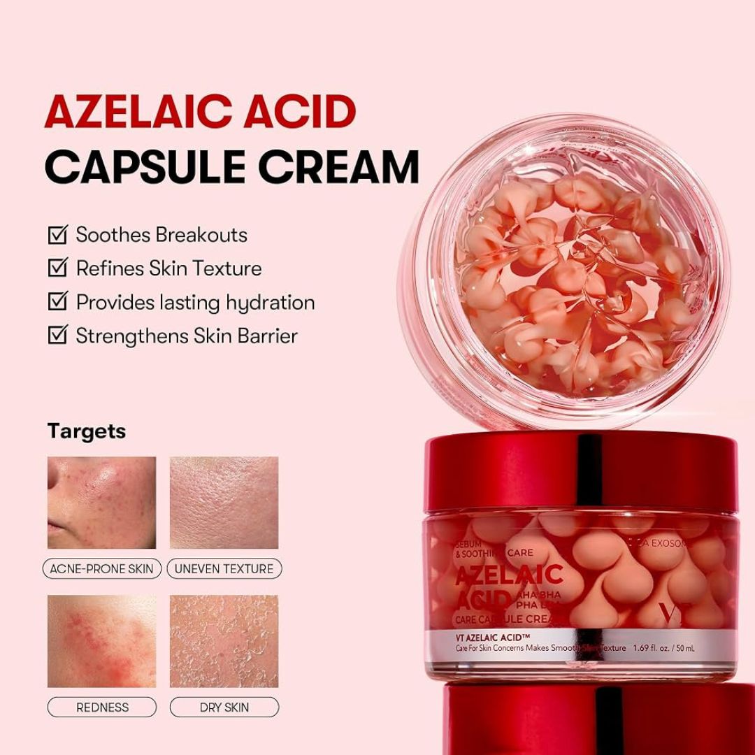 VT Cosmetics - Azelaic Acid Care Capsule Cream 50ml