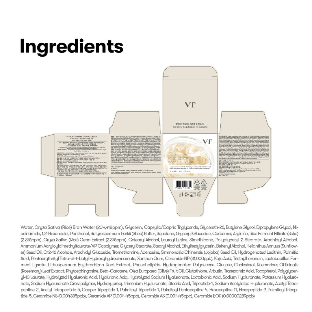 VT Cosmetics - Rice Ceramide Capsule Cream 50ml