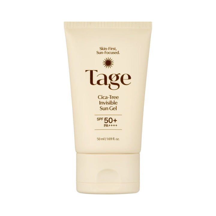 Tage CICA-TREE Invisible Sun Gel 50ml product packaging